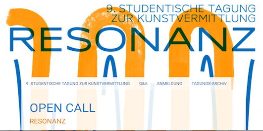 Wettbewerb zum Thema Resonanz im Rahmen der 9. studentischen Tagung der Kunstvermittlung in Weimar am 13.-15.11.2020.