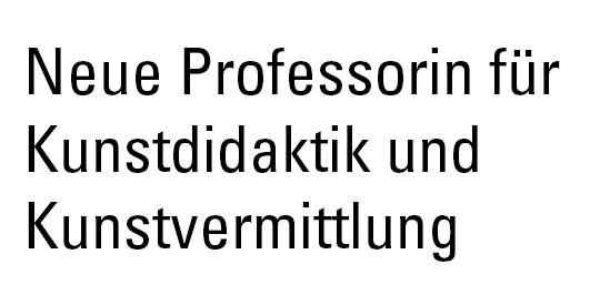 Das Institut für Kunst/Kunstpädagogik begrüßt Prof. Dr. Kerstin Hallmann!